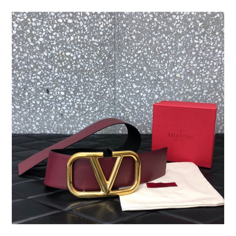 Valentino Garavani VLOGO Belt In Vachetta Leather 0010