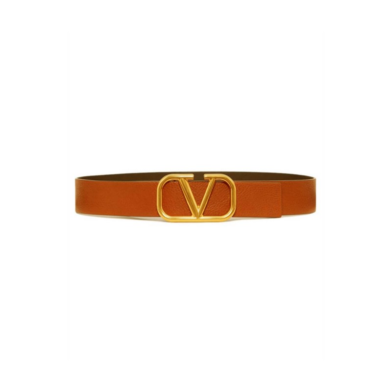 Valentino Garavani VLOGO Belt In Vachetta Leather 0010