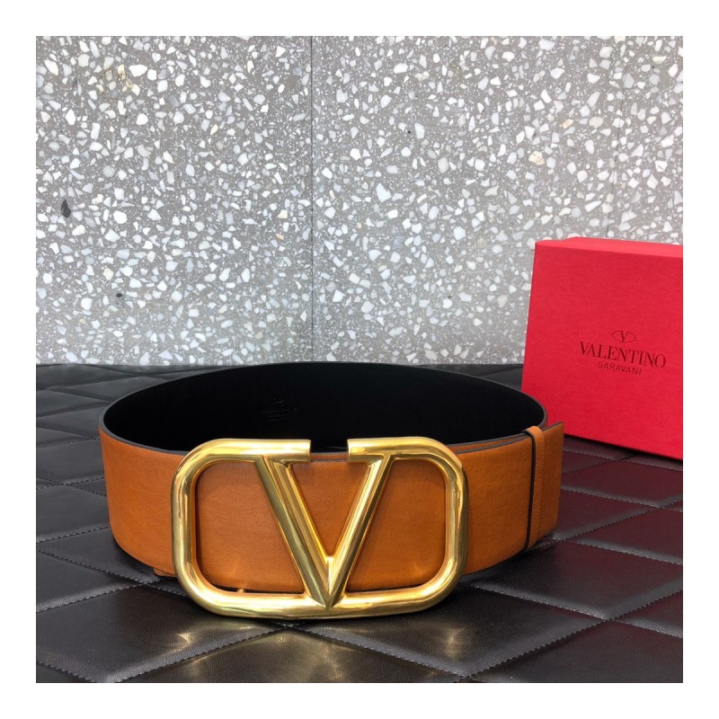 Valentino Garavani VLOGO Belt In Vachetta Leather 0010