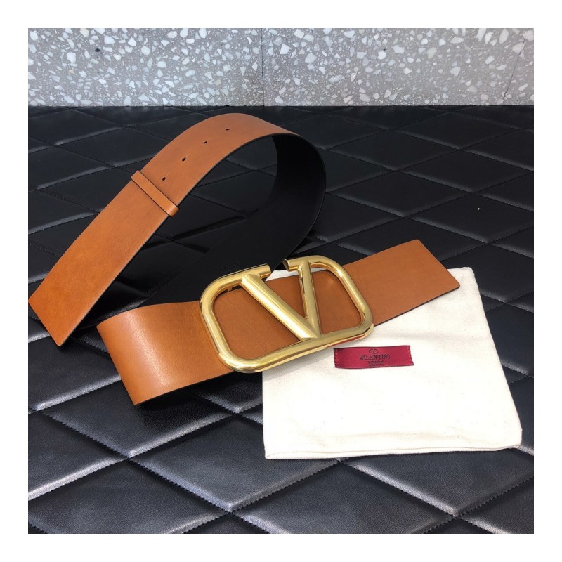 Valentino Garavani VLOGO Belt In Vachetta Leather 0010