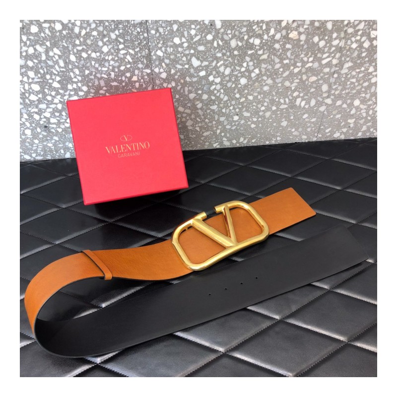 Valentino Garavani VLOGO Belt In Vachetta Leather 0010