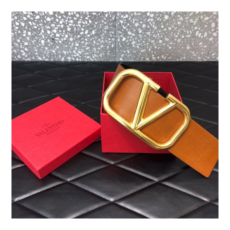 Valentino Garavani VLOGO Belt In Vachetta Leather 0010