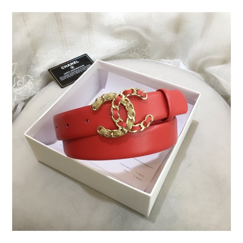 Chanel Double C 30mm Belt 6606