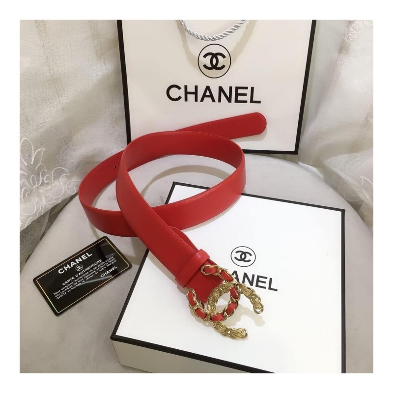 Chanel Double C 30mm Belt 6606
