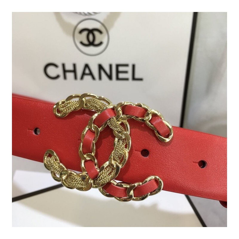 Chanel Double C 30mm Belt 6606