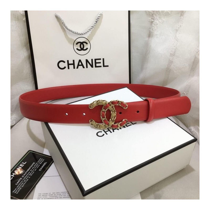 Chanel Double C 30mm Belt 6606