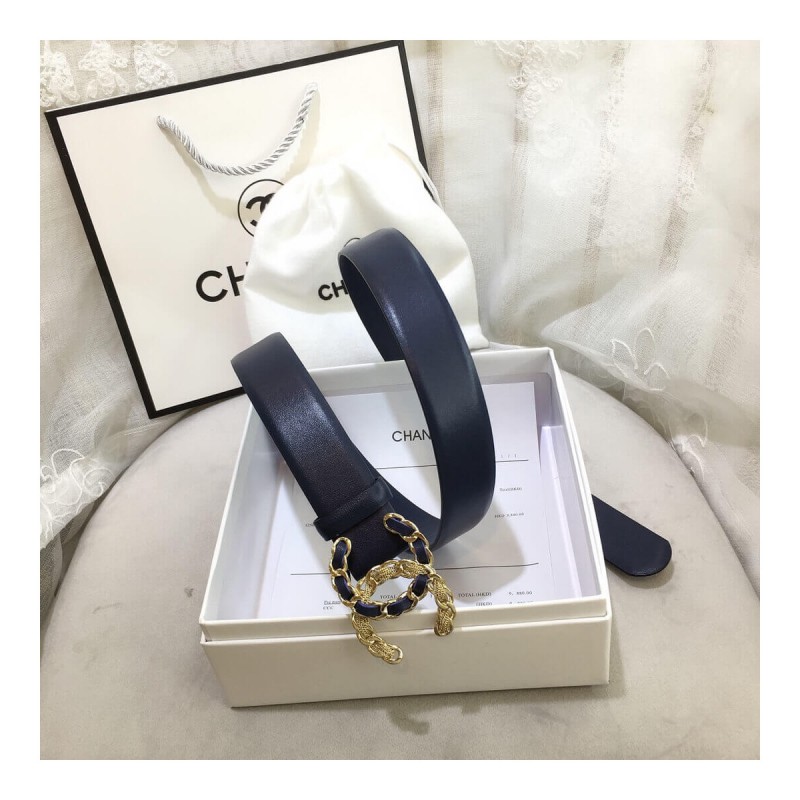 Chanel Double C 30mm Belt 6606