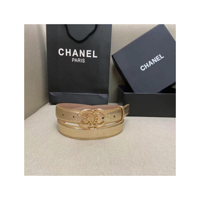 Chanel Deerskin 25mm Belt 6605