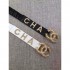 Chanel Lambskin &amp; Gold-Tone Metal Belt 94306