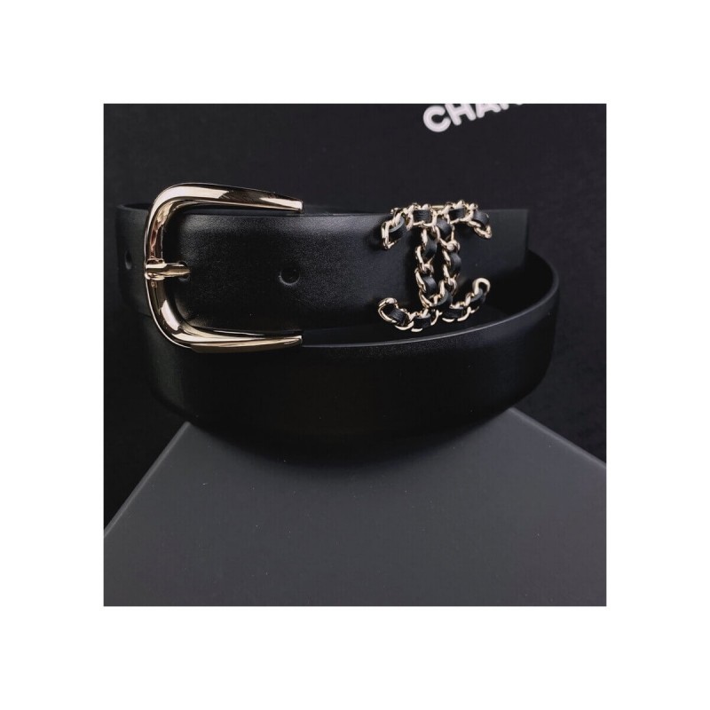 Chanel Calfskin 3.0cm Belt AA7418