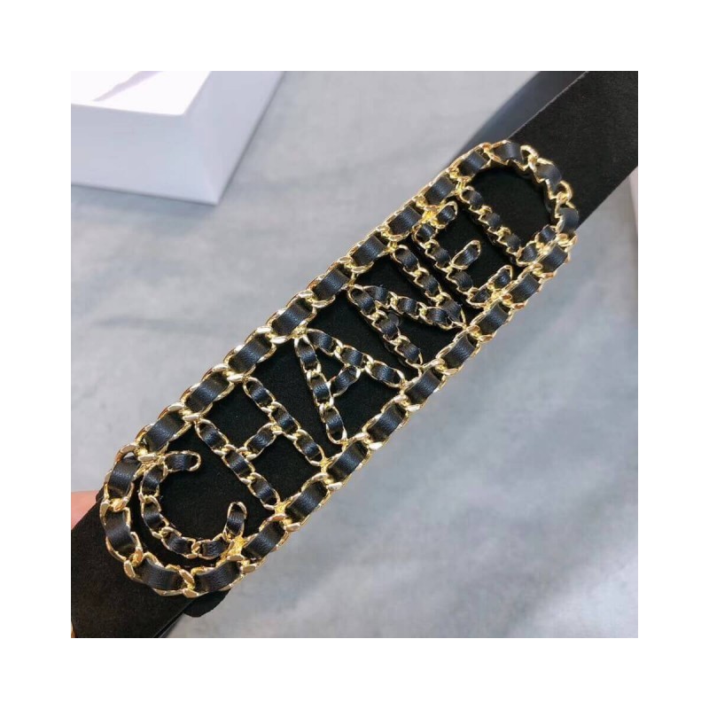Chanel Suede Calfskin 30mm Belt AA6600