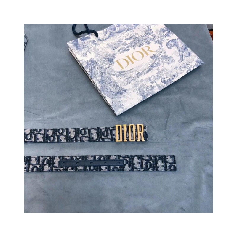 Christian Dior Saddle D-Fence 30mm Belt 441463