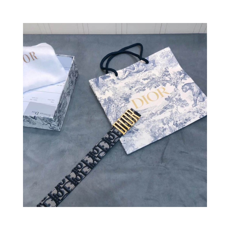 Christian Dior Saddle D-Fence 30mm Belt 441463