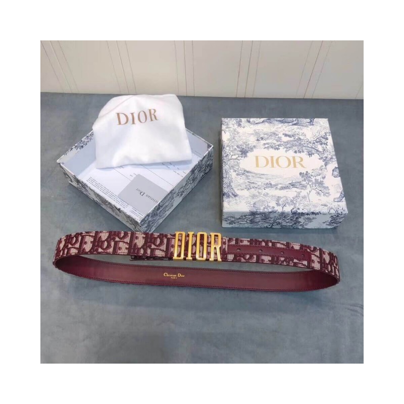 Christian Dior Saddle D-Fence 30mm Belt 441463