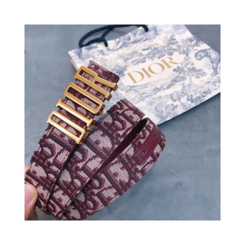 Christian Dior Saddle D-Fence 30mm Belt 441463