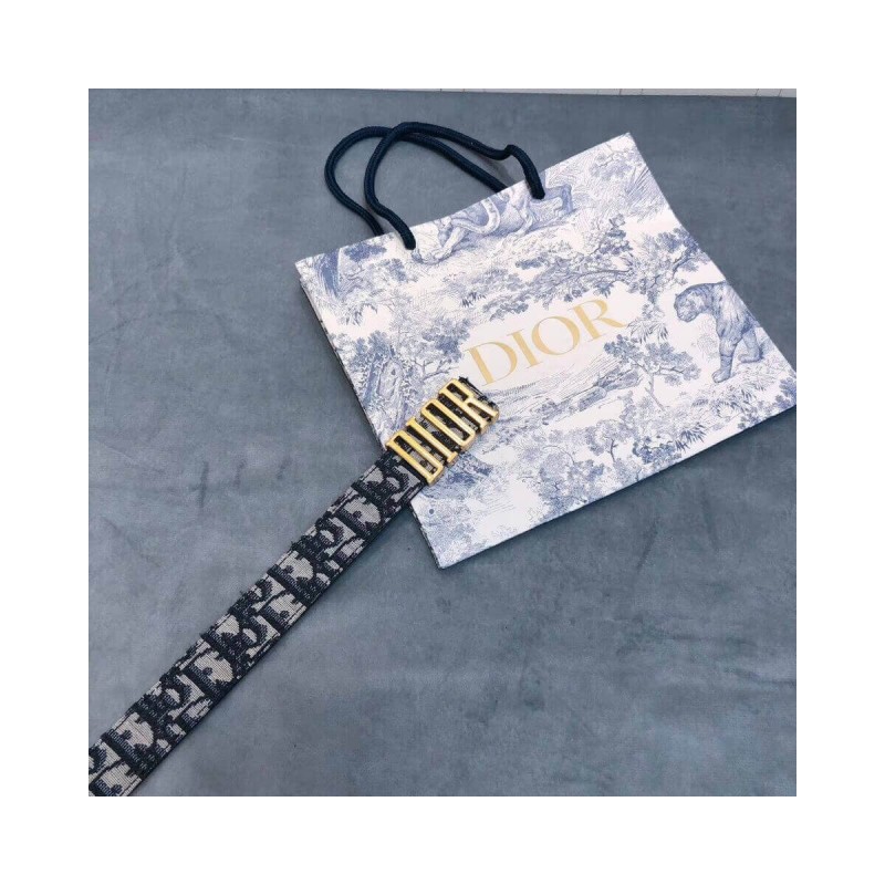 Christian Dior Saddle D-Fence 30mm Belt 441463