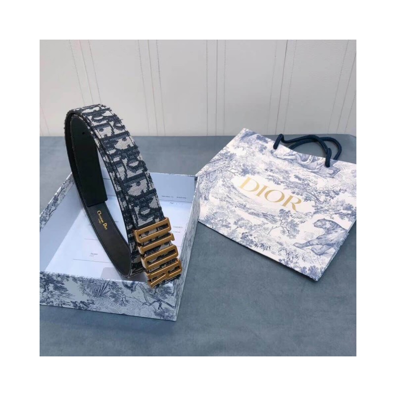 Christian Dior Saddle D-Fence 30mm Belt 441463