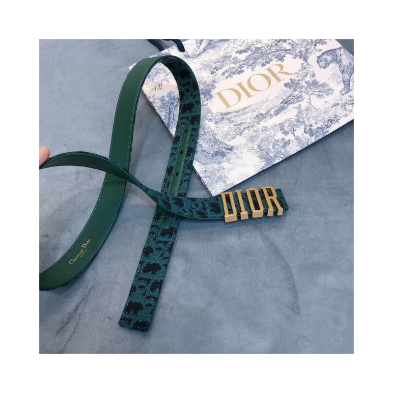 Christian Dior Saddle D-Fence 30mm Belt 441463