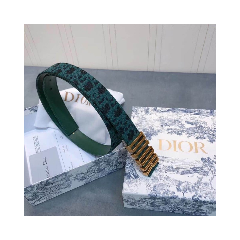 Christian Dior Saddle D-Fence 30mm Belt 441463