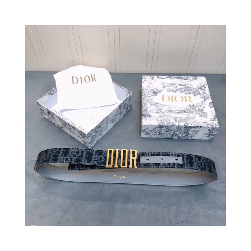 Christian Dior Saddle D-Fence 30mm Belt 441463