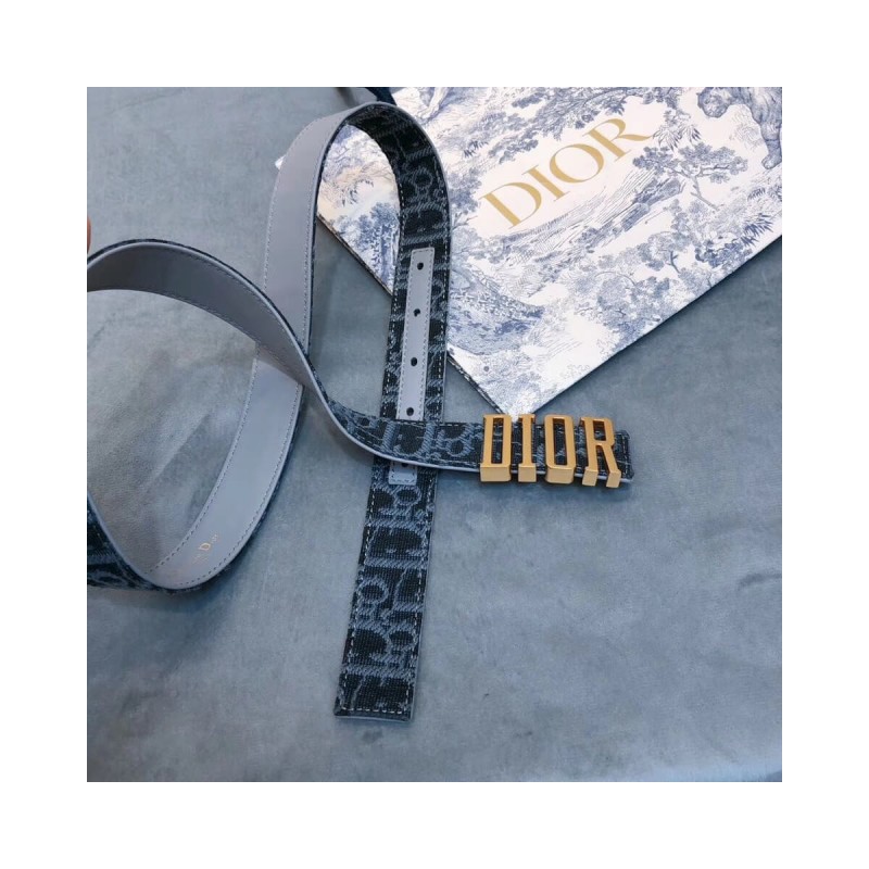 Christian Dior Saddle D-Fence 30mm Belt 441463