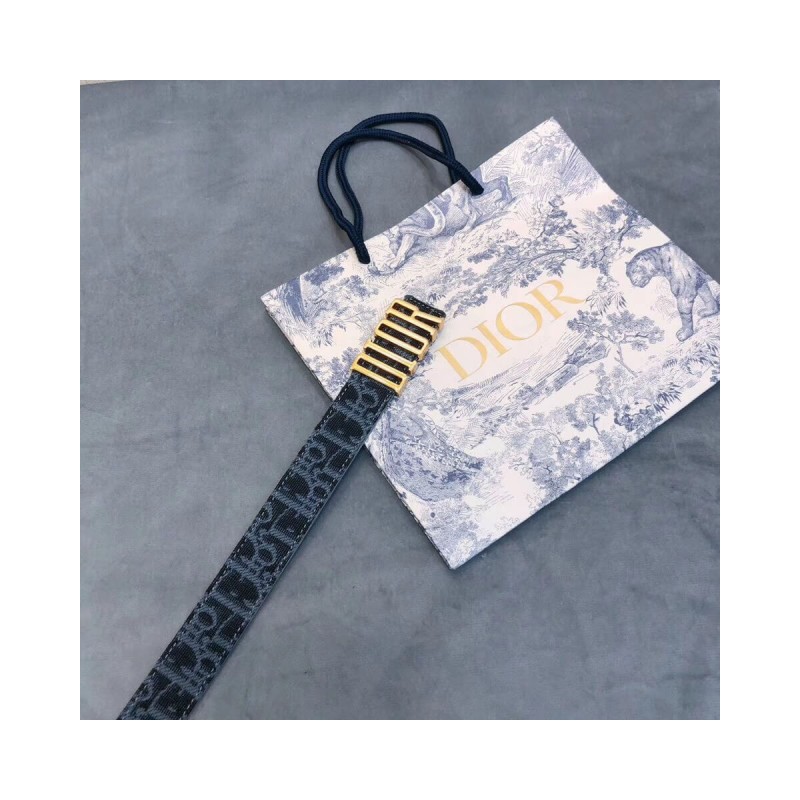 Christian Dior Saddle D-Fence 30mm Belt 441463