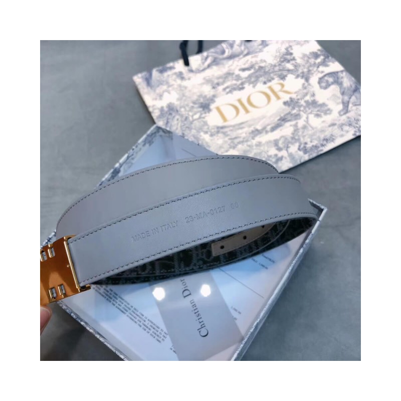 Christian Dior Saddle D-Fence 30mm Belt 441463