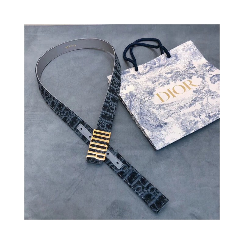 Christian Dior Saddle D-Fence 30mm Belt 441463