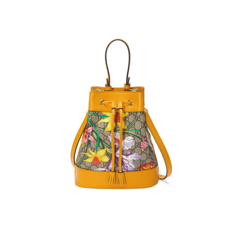 Gucci Ophidia GG Flora Small Bucket Bag 550621
