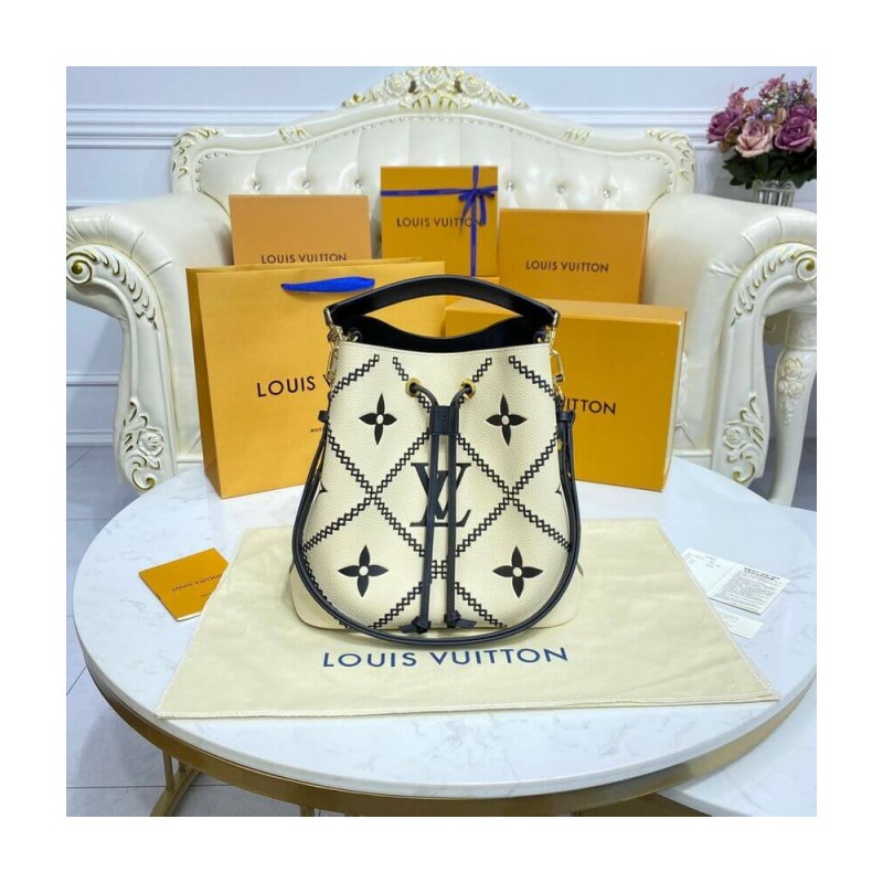 Louis Vuitton Neonoe MM M46023 Creme Beige/Black