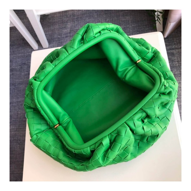 Bottega Veneta Woven Leather The Pouch Clutch 576175