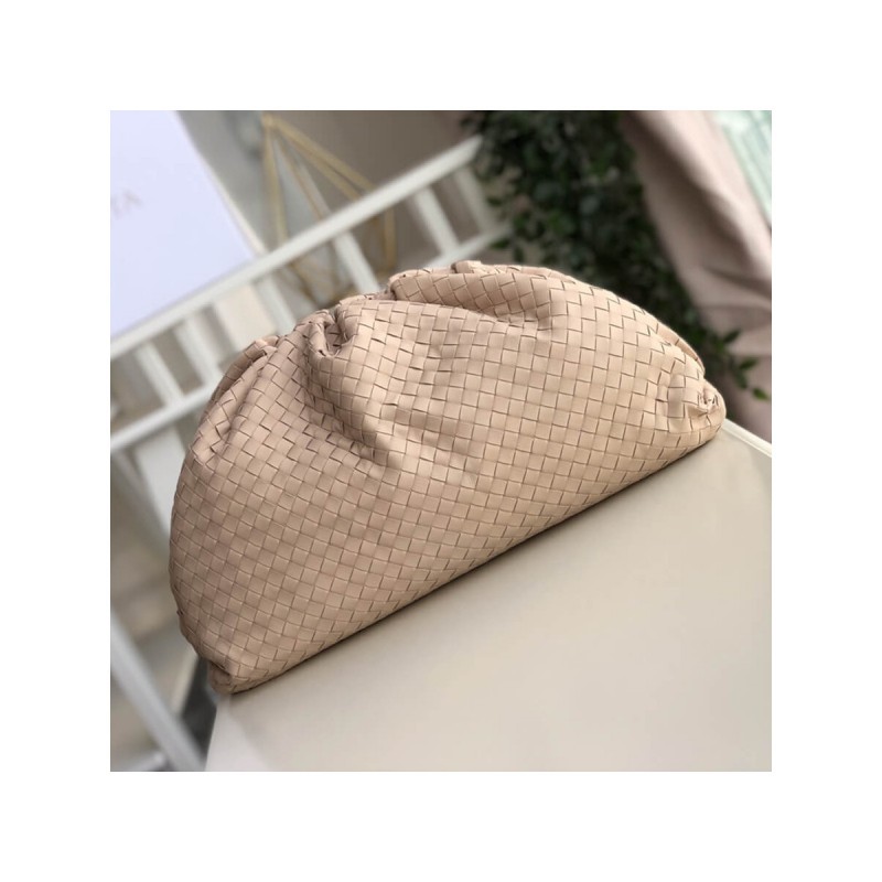 Bottega Veneta Woven Leather The Pouch Clutch 576175