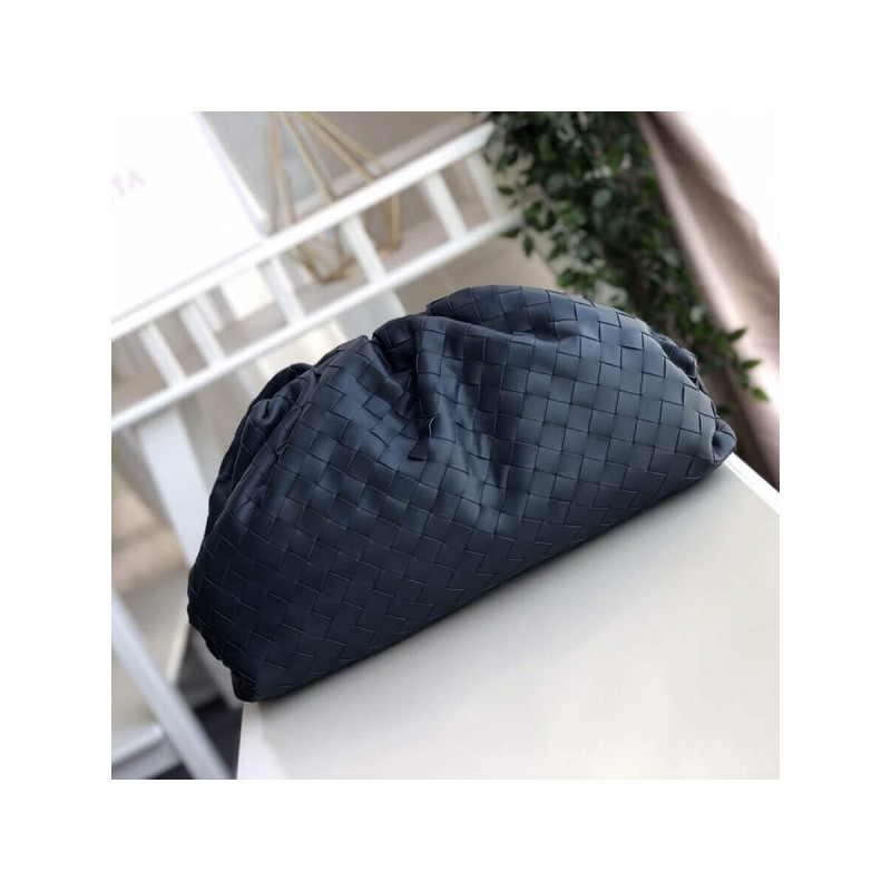 Bottega Veneta Woven Leather The Pouch Clutch 576175