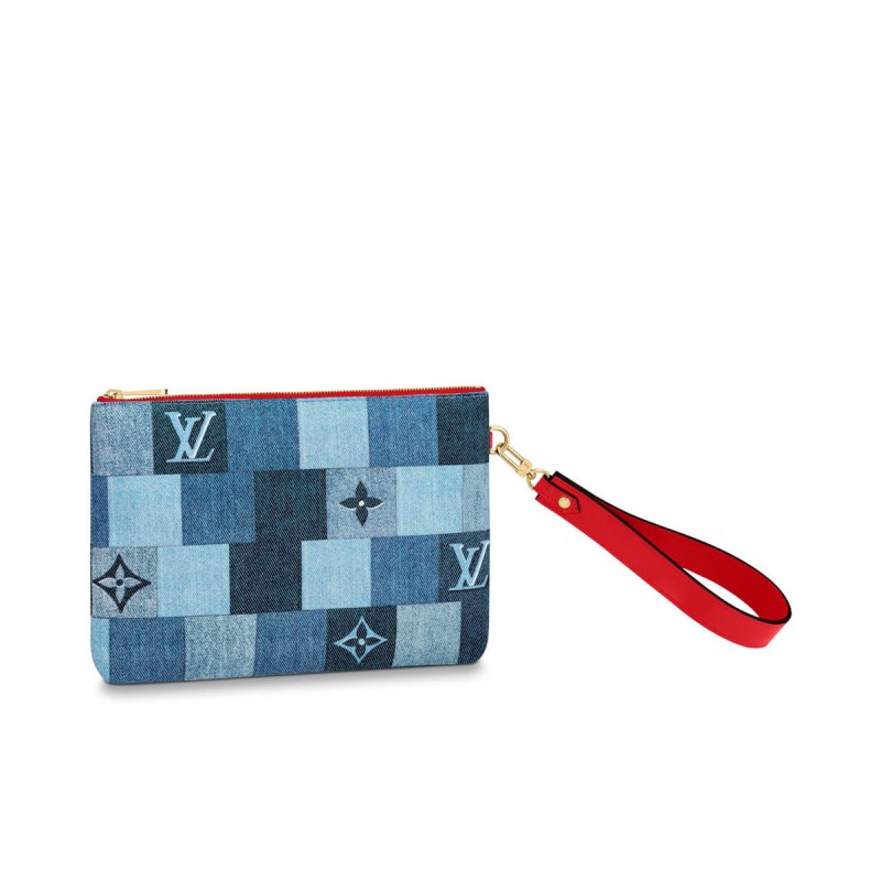 Louis Vuitton Monogram Denim Canvas City Pouch M68761