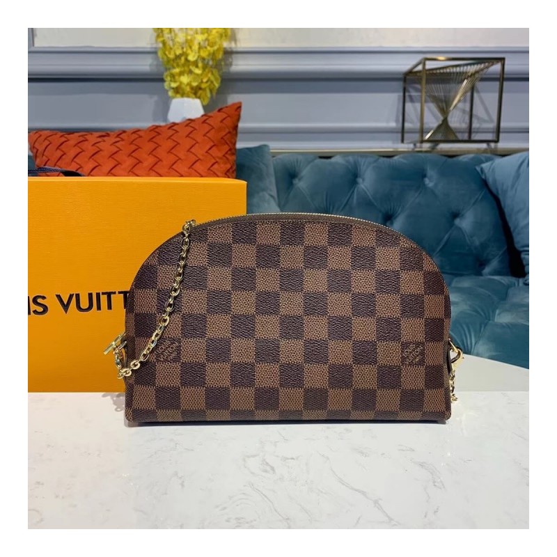 Louis Vuitton Damier Ebene Cosmetic Pouch GM M47353