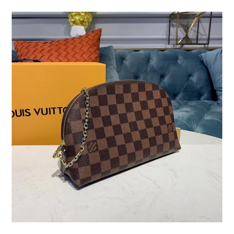 Louis Vuitton Damier Ebene Cosmetic Pouch GM M47353