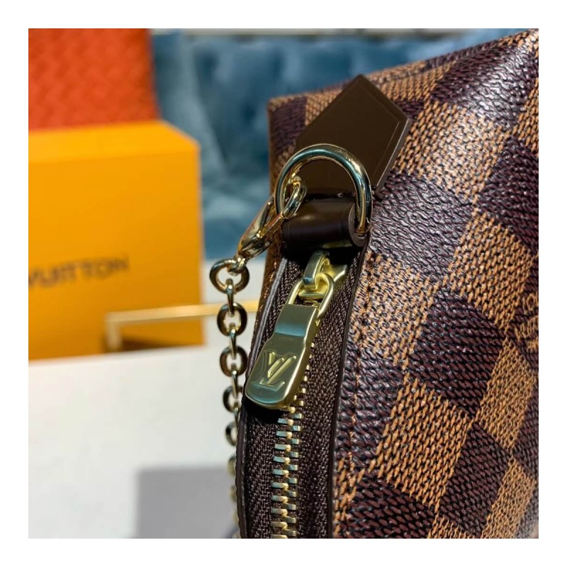Louis Vuitton Damier Ebene Cosmetic Pouch GM M47353