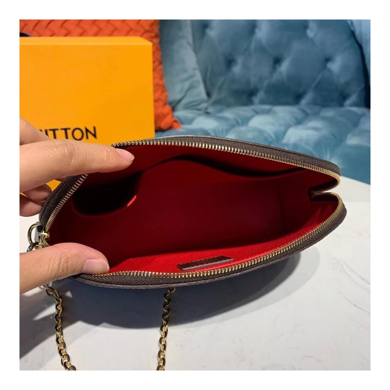 Louis Vuitton Damier Ebene Cosmetic Pouch GM M47353