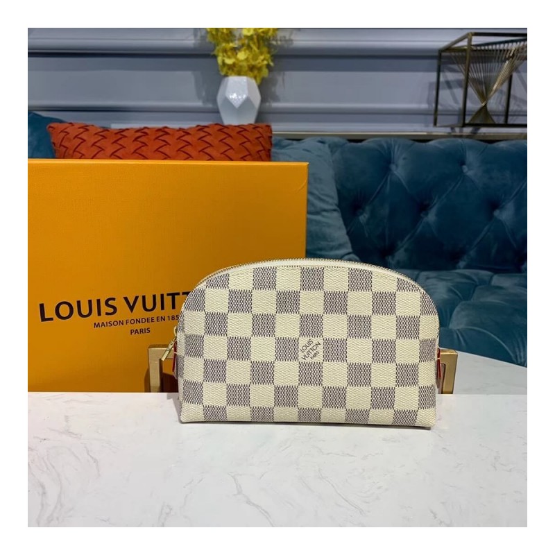 Louis Vuitton Damier Azur Cosmetic Pouch N60024