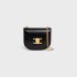 Celine Teen Chain Besace Triomphe in shiny calfskin Black
