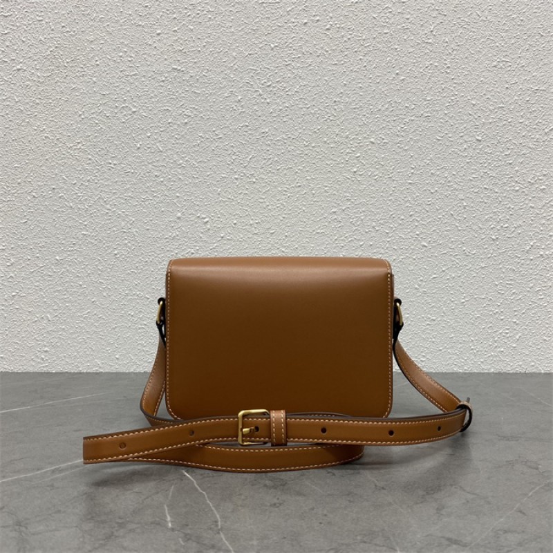 Celine Classique Triomphe Bag in Natural Calfskin Tan-187363BFN.04LU