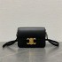 Celine Classique Triomphe Bag in Natural Calfskin Black-187363BF4.38NO