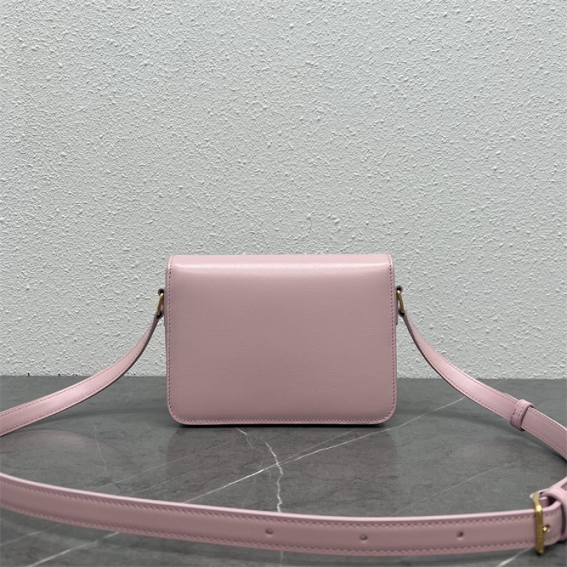 Celine Classique Triomphe Bag in Natural Calfskin Pink-187363