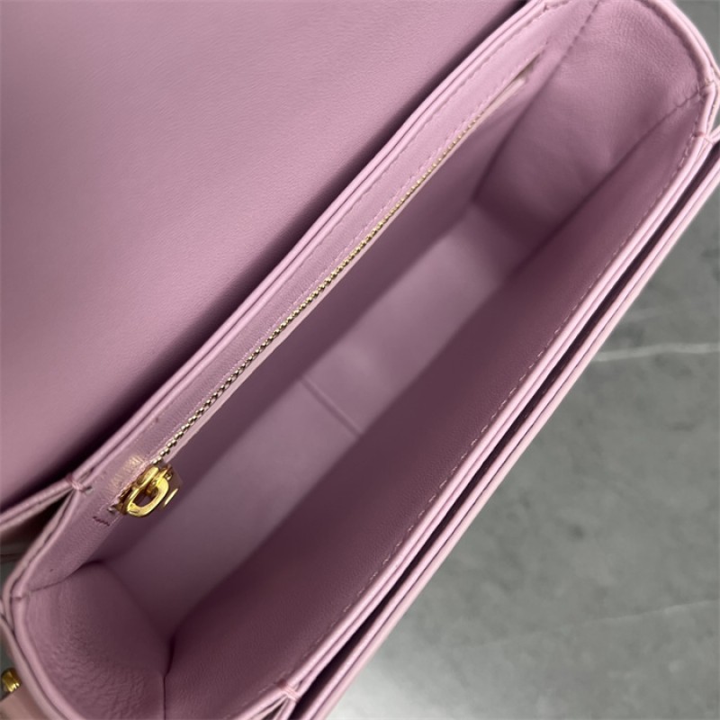 Celine Classique Triomphe Bag in Natural Calfskin Pink-187363