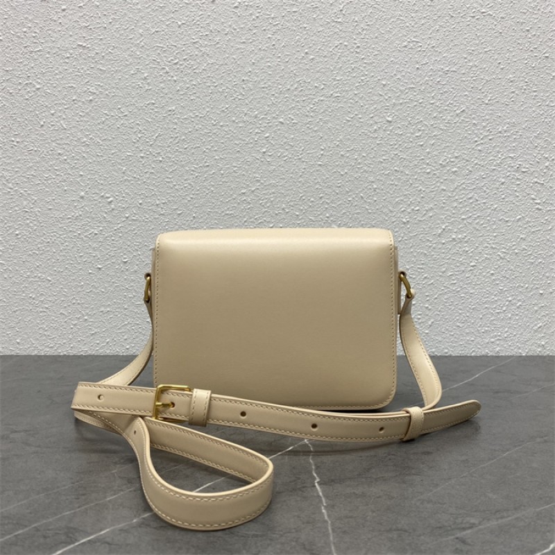 Celine Classique Triomphe Bag in Natural Calfskin Beige-187363