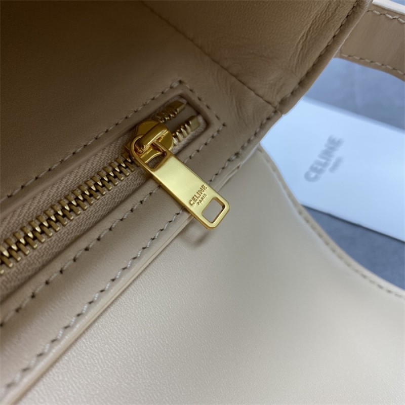 Celine Classique Triomphe Bag in Natural Calfskin Beige-187363