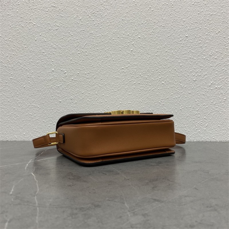 Celine Classique Triomphe Bag in Triomphe Textile and Calfskin 191242EGC.02NT