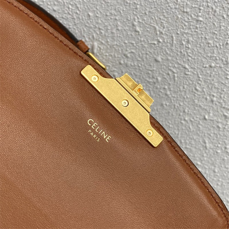 Celine Classique Triomphe Bag in Triomphe Textile and Calfskin 191242EGC.02NT