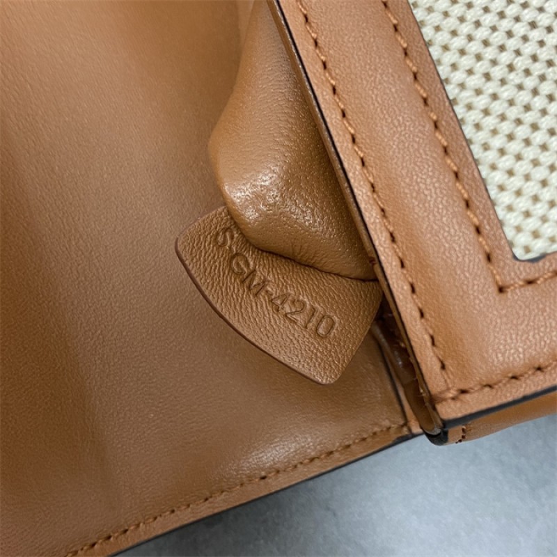 Celine Classique Triomphe Bag in Triomphe Textile and Calfskin 191242EGC.02NT