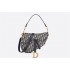 Dior Saddle Bag with Strap Blue Dior Oblique Jacquard M0455CTZQ_M928